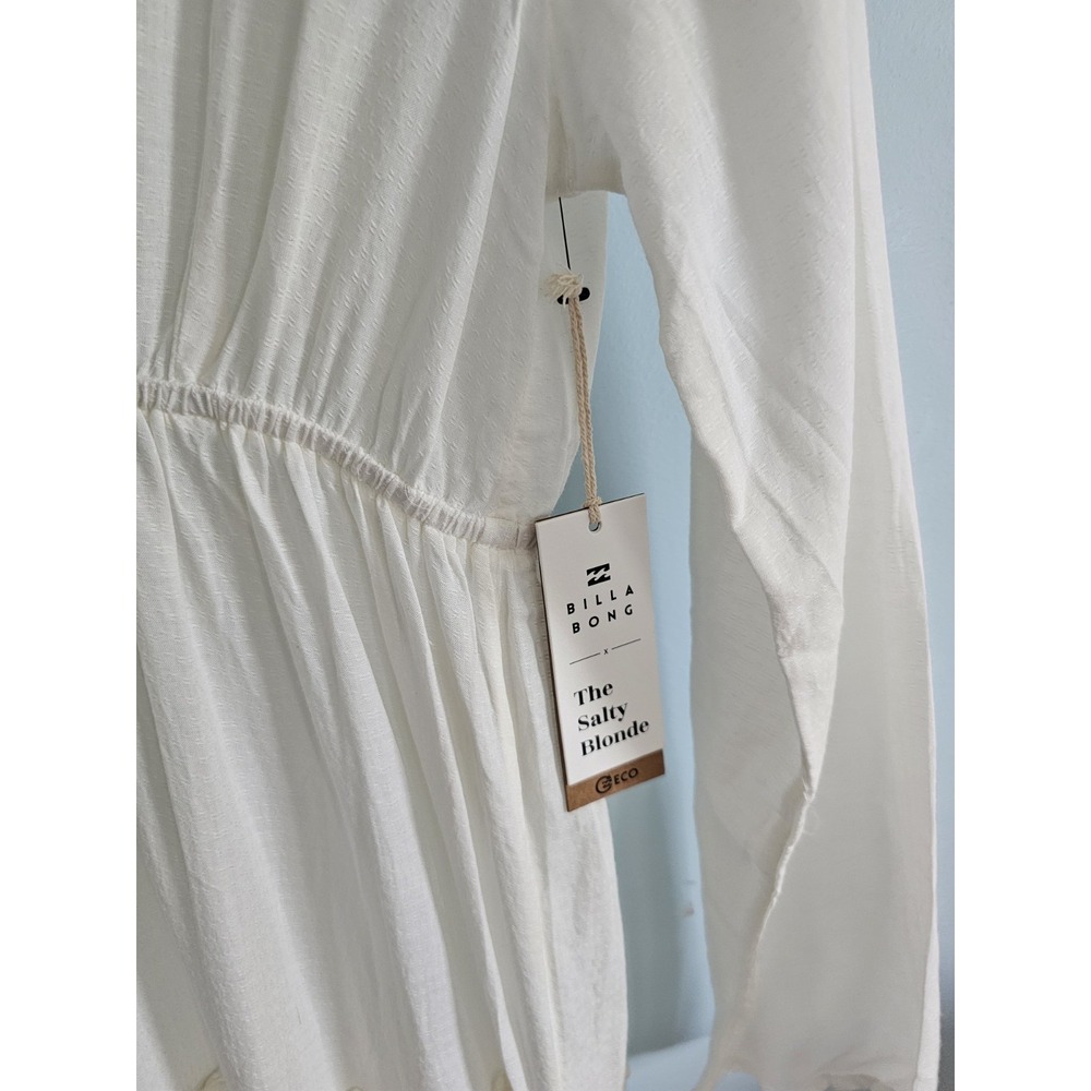 NEW Billabong The Salty Blonde Wander Lust Boho Beach Cover Up Maxi Dress Small - Picture 3 of 7
